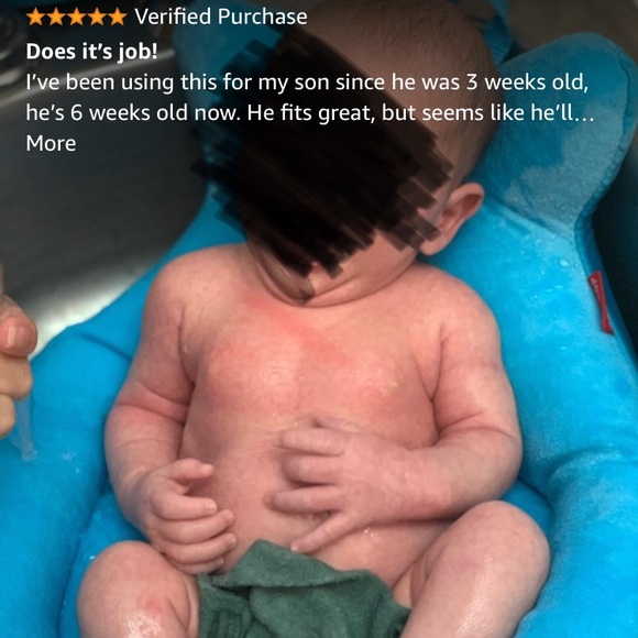 Skip Hop Soft Sink Baby Bath Tub, Moby, Blue - Picture 7 of 13